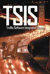 Illustration showing the cover of FHWA's version 5.0 Traffic Software Integrated System, which is a collection of software tools that engineers can use to simulate traffic conditions and evaluate alternative operational improvements in a corridor of freeways and surface streets.