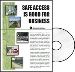 An image of the Safe Access is Good for Business Handout and CD