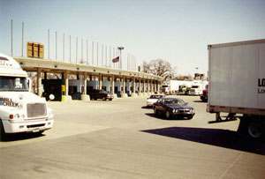 border inspection facility at the Peace Bridge, Buffalo, NY