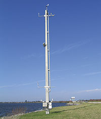 A photo of the Road Weather Information System (RWIS) Environmental Sensor Station (ESS).