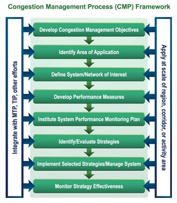  Flow diagram depicts the 8-step framework for the CMP.