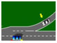 Graphic. A line drawing of a freeway on-ramp represents “freeway on-ramps.”