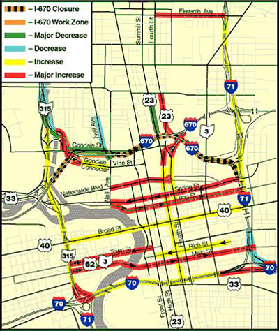 I-670 Map