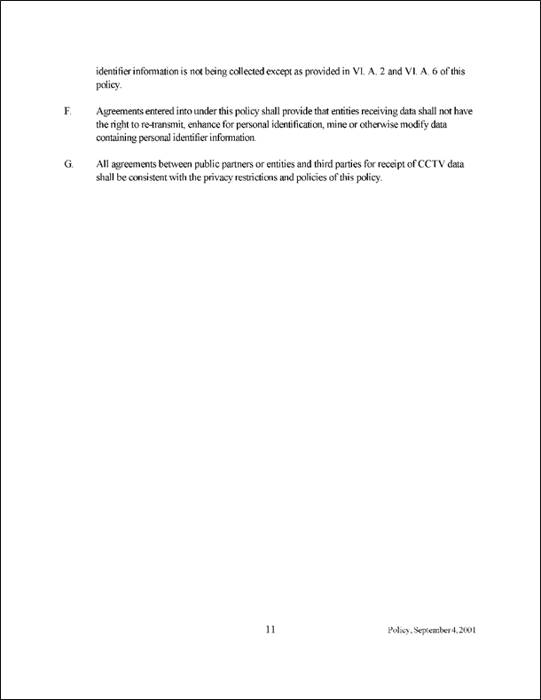 Figure 36 is a sample scan of eleventh page of the Policy for the Design and Operation of Closed-Circuit Television in Advanced Traffic Management Systems.