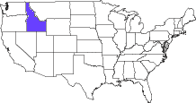 Map of the United States, Featured State: Idaho