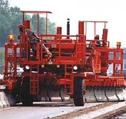 photo of a moveable barrier transfer machine