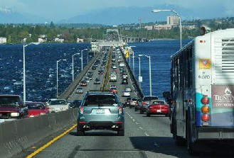 Figure 2 shows the first project implemented in the U.S. that involved introducing a new charge on an existing toll-free facility was on the State Route 520 (SR 520) floating bridge in Seattle, Washington, which started tolling on December 29, 2011.