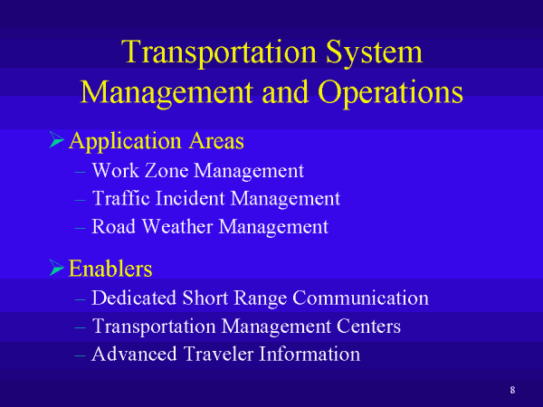 Transportation System Management and Operations. Click or select for text version.