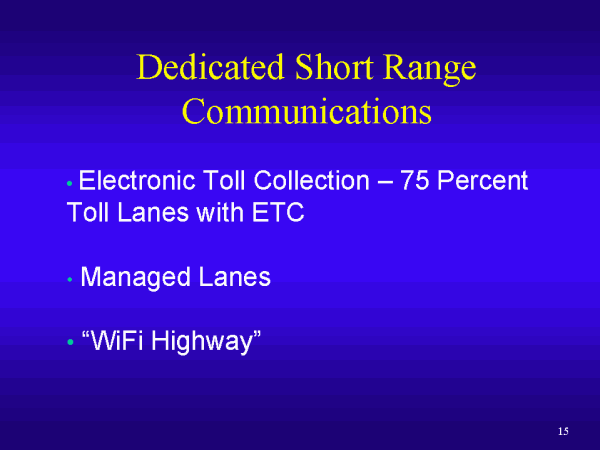 Dedicated Short Range Communication. Click or select for text version.