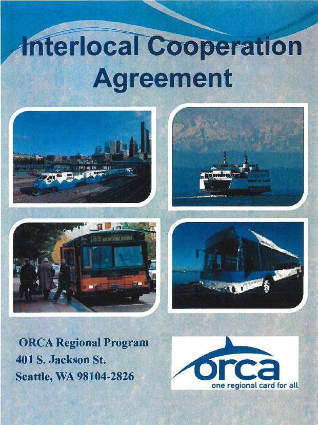Interlocal Cooperation Agreement - Cover Page
