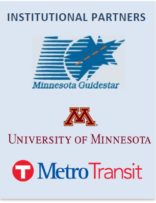 Institutional Partners: Minnesota Gudestar, University of Minnesota, MetroTransit