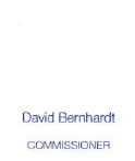 David Bernhardt Commissioner