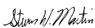 Stever Martin, PE signature