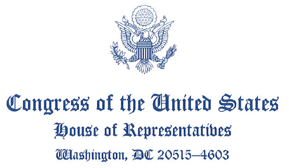 Congress of the United States, House of Representatives, Washington, DC 20515-4603