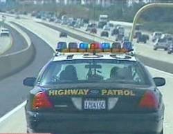 Picture showing a generic highway patrol vehicle.