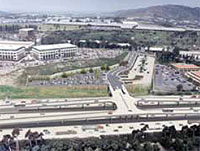 Photo. Direct access ramp to the I-15 managed lanes in San Diego, California.