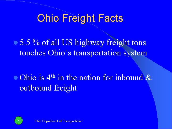 Ohio Freight Facts