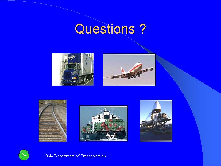 The picture of different freight transportation mode.