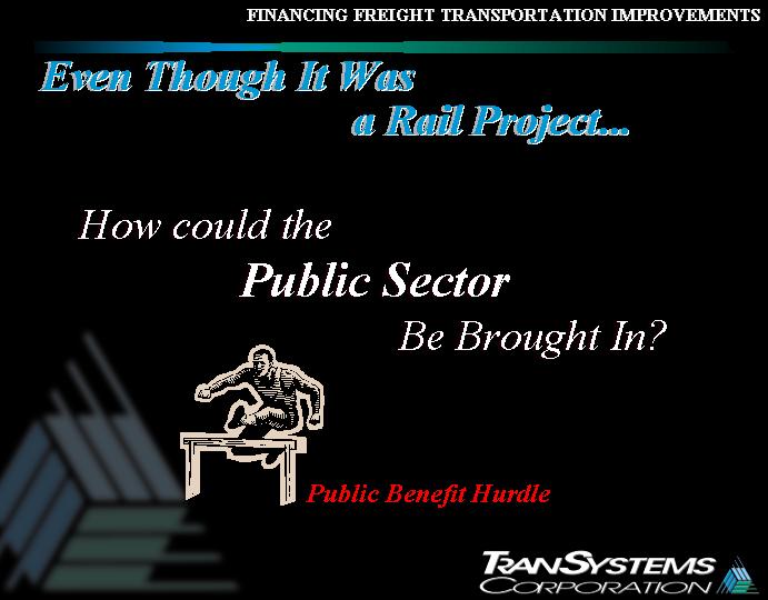 Public benefit hurdle.