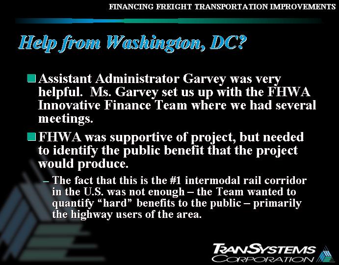 Help from Washington, DC?