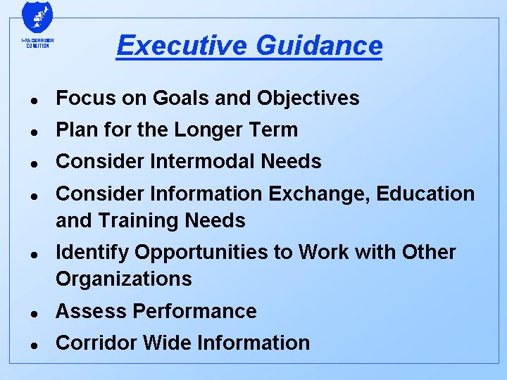 Executive Guidance