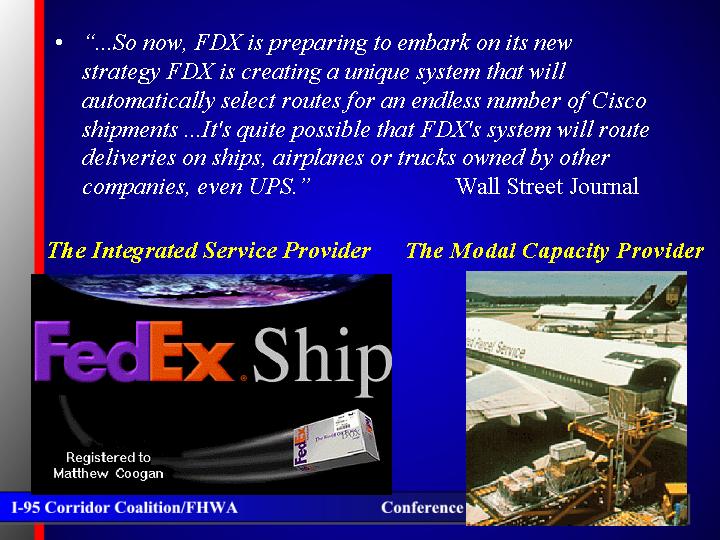 A Collaborative Strategy: FedEx 