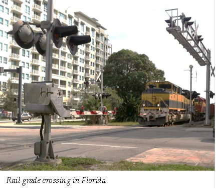 Rail Grade Crossing in Florida
