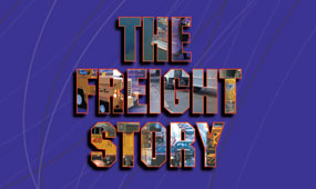 The Freight Story graphic title