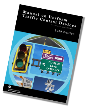Cover of the 2009 edition of the Manual on Uniform Traffic Control Devices.