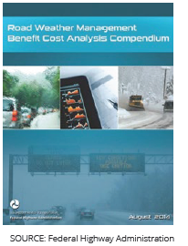 Cover of the Road Weather Management Benefit Cost Analysis Compendium. Source: Federal Highway Administration.