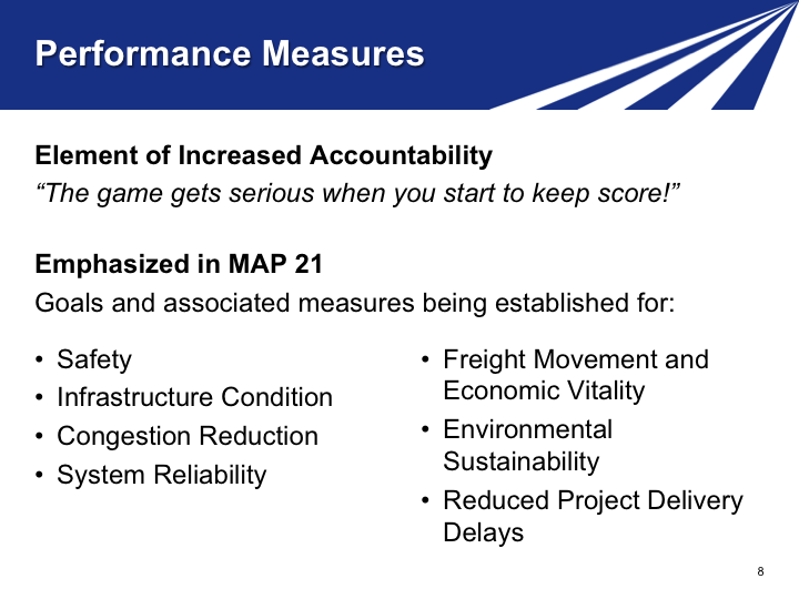 Slide 8. Performance Measures