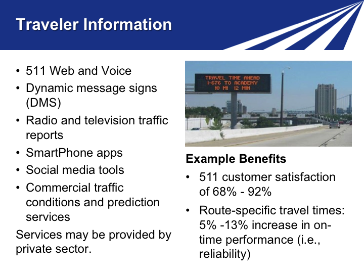 Slide 20. Traveler Information