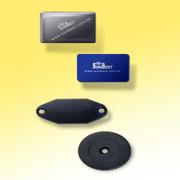 photo of four types of RFID tags