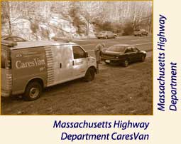 Massachusetts Highway Department CaresVan. 