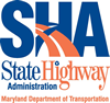 An image of State Highway Administration - Maryland Department of Transportation logo.