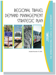 Cover of the Denver Regional TDM Strategic Plan document.