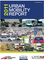 Cover of the 2011 Urban Mobility Report.