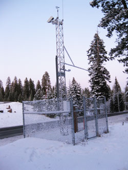Figure ID-1 is a photo of a RWIS weather sensor at Goose Creek Summit.