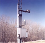 A photo of a roadside sensor.