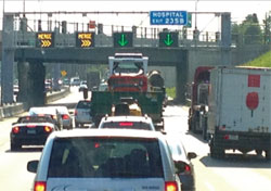 Figure 1. Photo of I-94 Westbound Active Traffic Management.