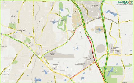 Map of the ATT detection coverage area in Cobb County, GA.