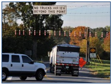Truck Over-Height Warning System