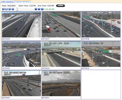 Building off of Figure 13, Figure 14 shows an additional screen shot that illustrates how incidents are tracked within the central software used by Freeway and Arterial System of Transportation (FAST).