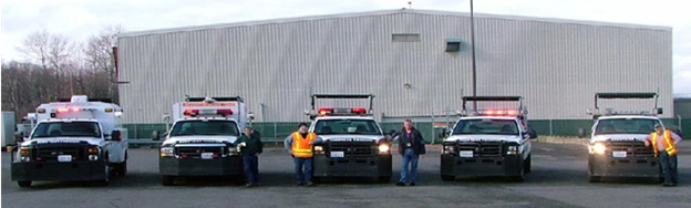 Title: Figure 5. Photo. Examples of Washington State Department of Transportation's Vehicle Types. - Description: The figure shows 5 types of Washington State Department of Transportation service patrol vehicles.   The photo is courtesy of the Washington State Department of Transportation. 