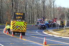 Maryland State Highway Administration uses traffic incident management strategies to improve safety, mobility, and reliability of its transportation system
