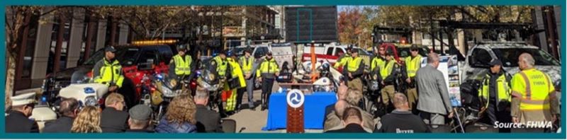 Figure 29 is a photo of the National Traffic Incident Response Awareness Week Commemoration closing the summit.
