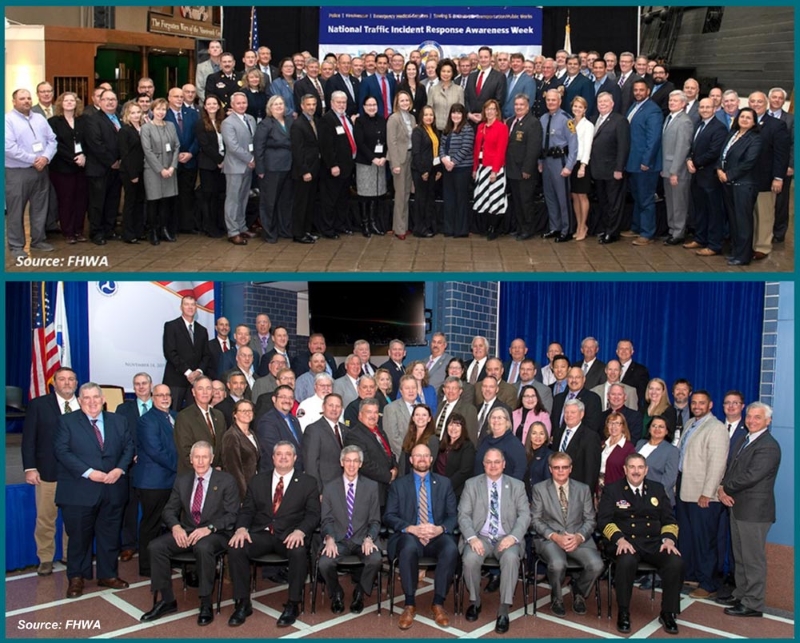 Figure 4 is a photo of the summit group photo at the National Museum of the U.S. Navy and the United States Department of Transportation.