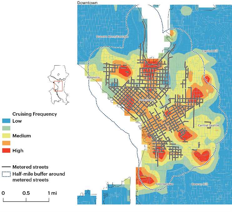 Cruising for parking boundary effects.