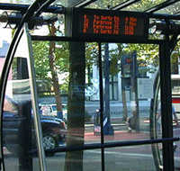 Photograph of dynamic message sign location in Portland, Oregon