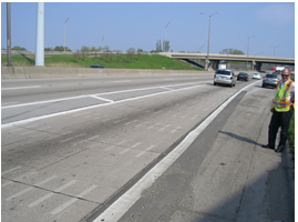 First application of the Tollway's generic system in 2010 using the original wide mouth slot option.